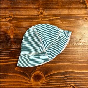 San Diego Hat Company Striped green and White Sun Hat